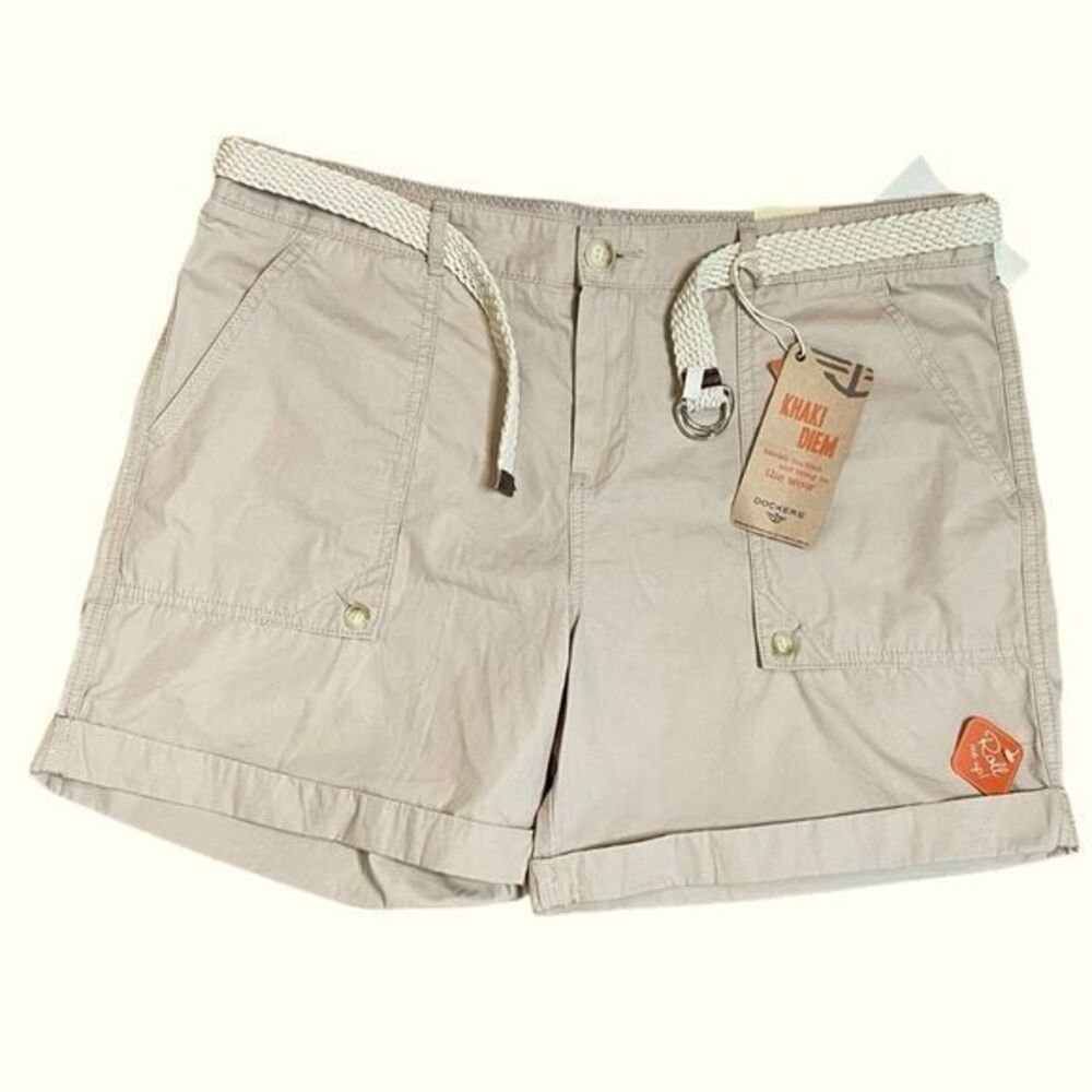 #0196 Docker’s | shorts, cuffed, cotton, size 16